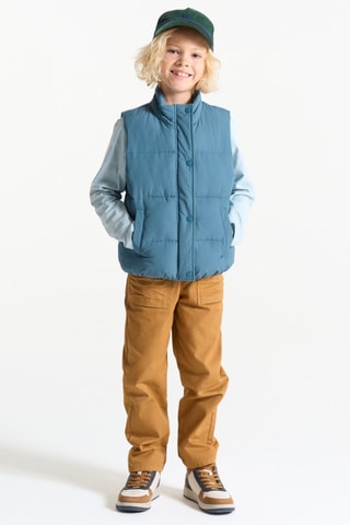 Piumino senza maniche - Celeste - Okaïdi