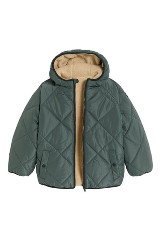 Piumino double face - Verde scuro - Okaïdi