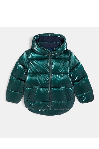 Piumino con cappuccio - Verde scuro - Okaïdi