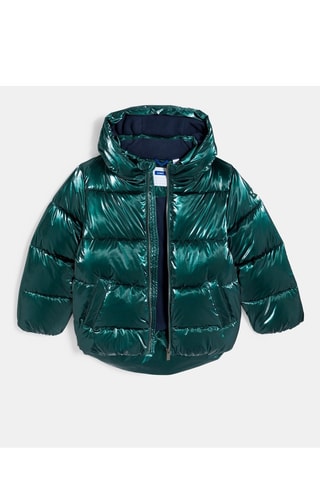 Piumino con cappuccio - Verde scuro - Okaïdi