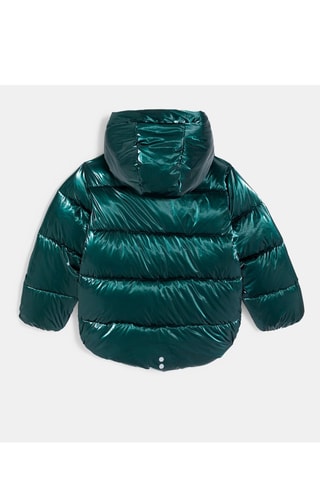 Piumino con cappuccio - Verde scuro - Okaïdi