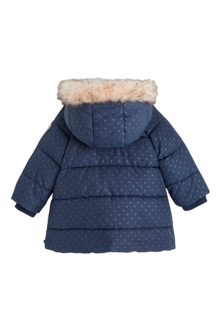 Piumino con cappuccio - Blu - Obaïbi