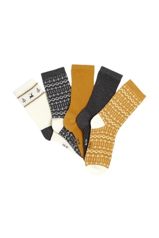 5 paia di calze - Petrolio - Okaïdi