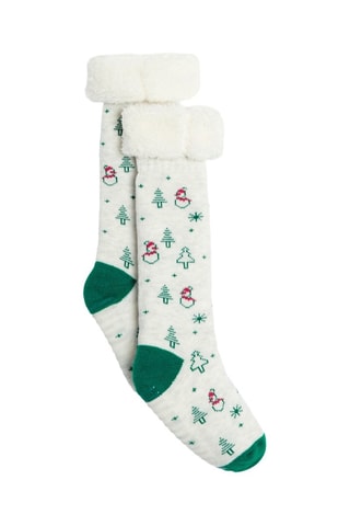 Calze antiscivolo - Grigio chiaro melange - Okaïdi