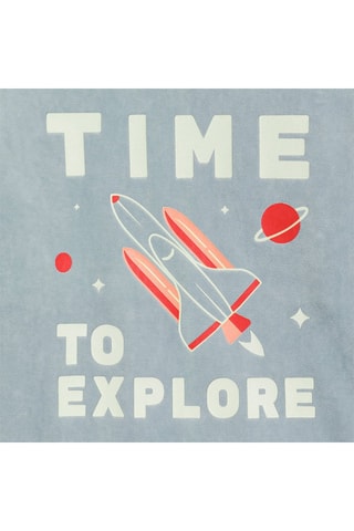 Pigiama in velluto - Blu-grigio - Okaïdi