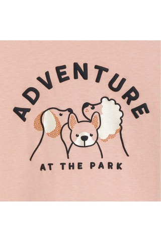 Pigiama - Rosa cipria e bianco - Okaïdi