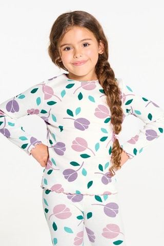 Pigiama - Bianco e viola - Okaïdi