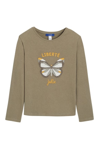 T-shirt - Kaki - Okaïdi