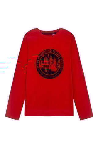 T-shirt - Rosso - Okaïdi