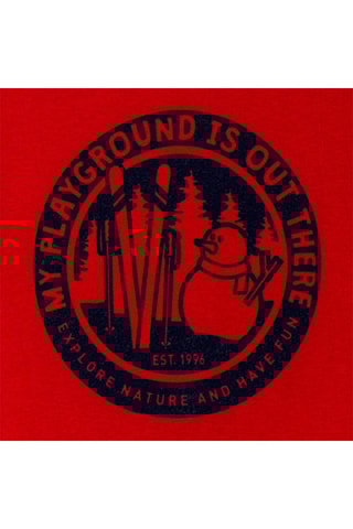 T-shirt - Rosso - Okaïdi