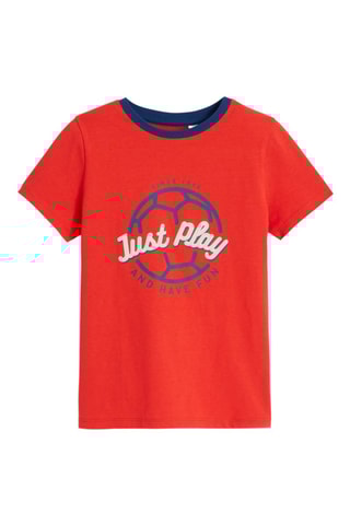 T-shirt - Rosso - Okaïdi