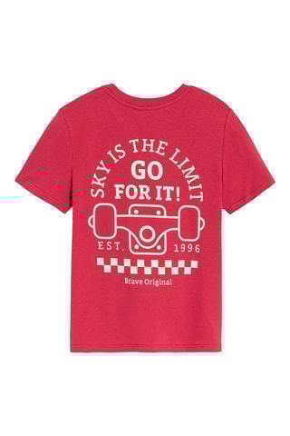 T-shirt - Rosso - Okaïdi