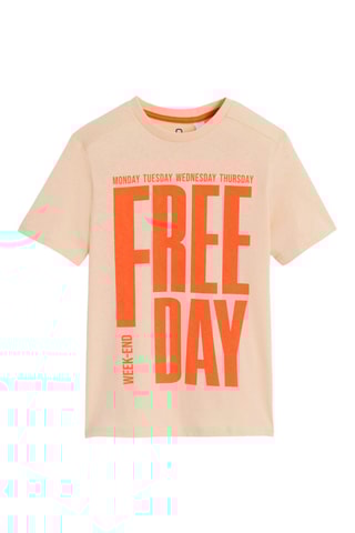 T-shirt - Beige - Okaïdi