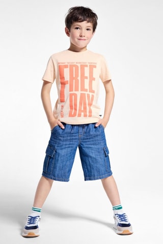 T-shirt - Beige - Okaïdi