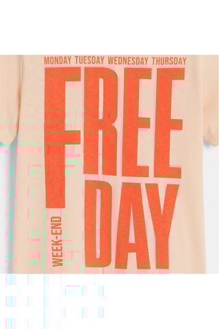 T-shirt - Beige - Okaïdi