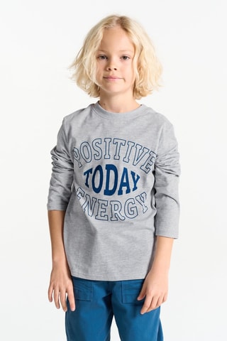 T-shirt - Grigio melange - Okaïdi