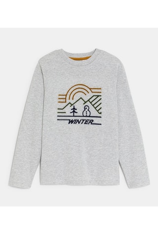 T-shirt - Grigio melange - Okaïdi