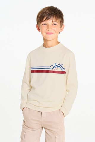 T-shirt - Avorio - Okaïdi