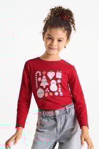 T-shirt - Rosso - Okaïdi