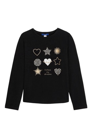 T-shirt - Nero - Okaïdi