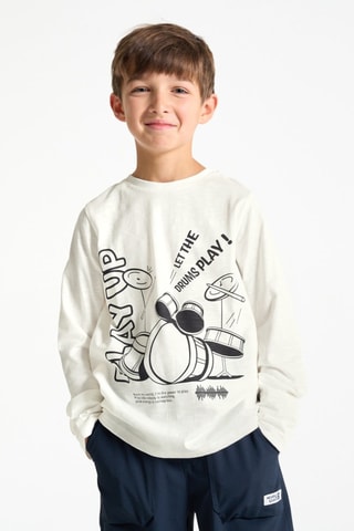 T-shirt - Bianco - Okaïdi