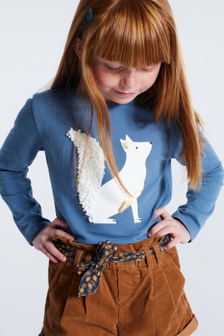 T-shirt - Cobalto - Okaïdi