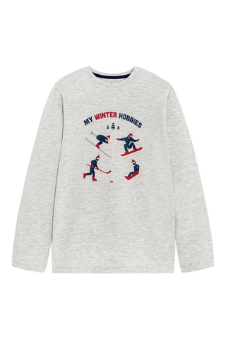 T-shirt - Ecrù melange - Okaïdi