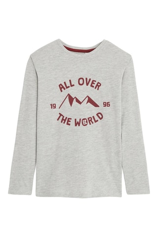 T-shirt - Grigio melange - Okaïdi