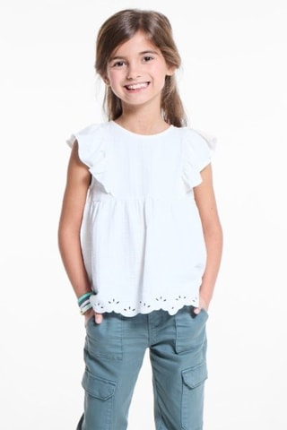 Blusa - Ecrù - Okaïdi