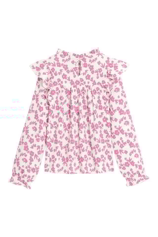 Blusa - Rosa e bianco - Okaïdi