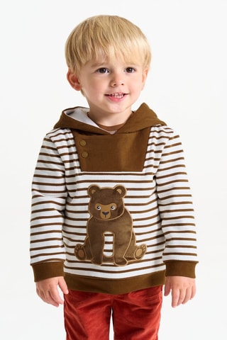 Felpa con cappuccio - Marrone - Obaïbi