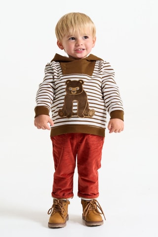 Felpa con cappuccio - Marrone - Obaïbi