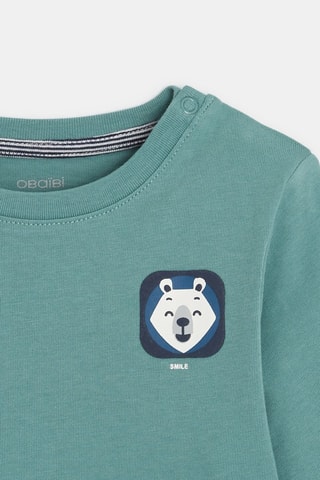 Felpa - Verde acqua - Obaïbi