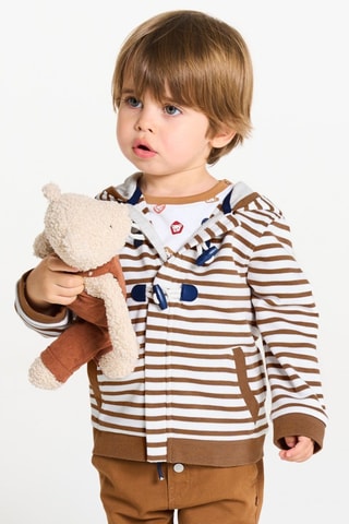 Felpa con cappuccio - Marrone - Obaïbi