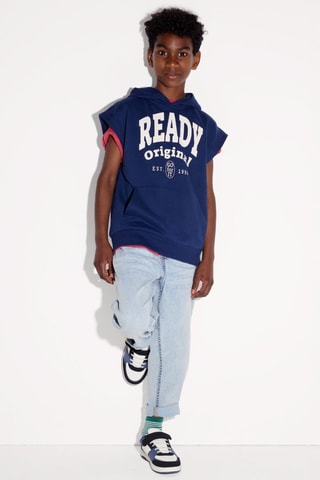 Felpa senza maniche - Navy - Okaïdi