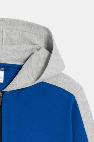 Felpa con cappuccio - Blu elettrico - Okaïdi