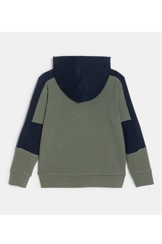 Felpa con cappuccio - Verde scuro - Okaïdi