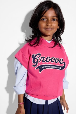 Felpa con cappuccio - Rosa antico - Okaïdi