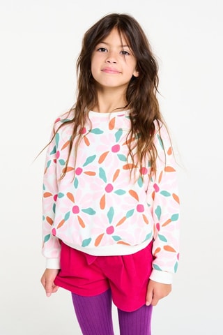 Felpa - Rosa e bianco - Okaïdi