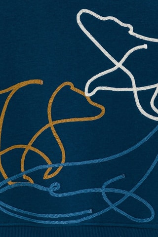 Felpa con cappuccio - Petrolio - Okaïdi