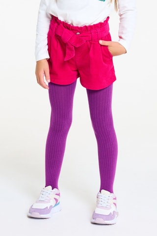 Shorts in velluto - Fucsia - Okaïdi