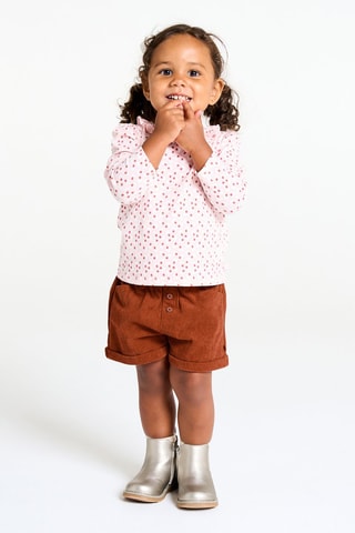 Shorts in velluto - Marrone - Obaïbi