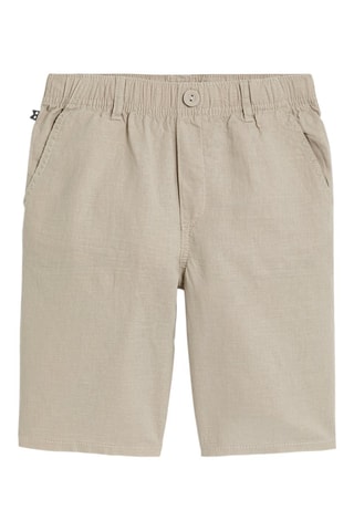 Bermuda in lino - Beige - Okaïdi