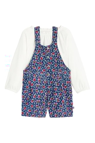 Salopette e blusa - Rosa - Obaïbi