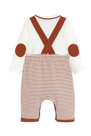 Body e salopette - Marrone - Obaïbi