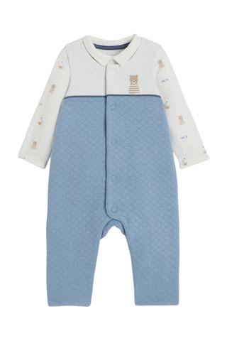 Body e salopette - Celeste - Obaïbi