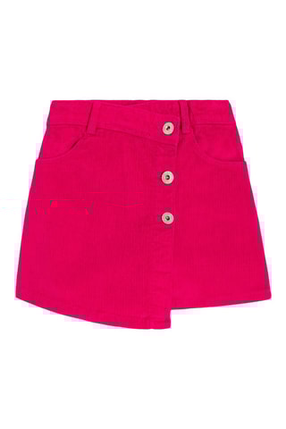 Gonna shorts in velluto - Fucsia - Okaïdi