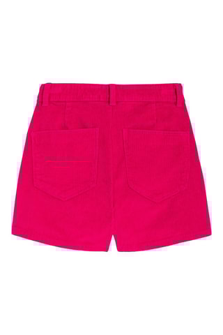 Gonna shorts in velluto - Fucsia - Okaïdi