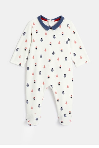 Tutina in velluto - Bianco - Obaïbi