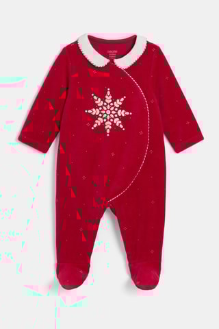 Tutina in velluto - Rosso - Obaïbi